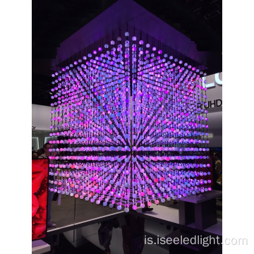 Crystal LED kúlustrengur Litur Breyta DMX stjórn